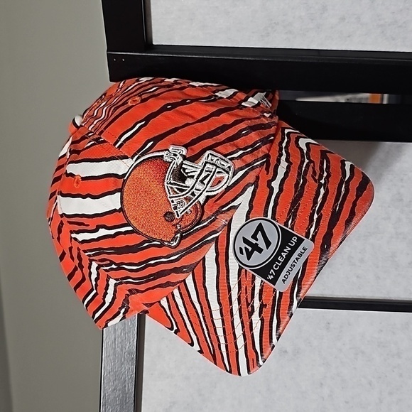 47 Accessories - Cleveland Browns Adjustable Hat Cap‎ Zubaz 47 Brand NWT